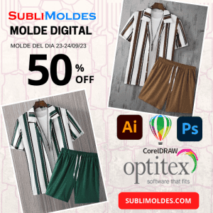 Molde Conjunto Caballero Pack 8 tallas
