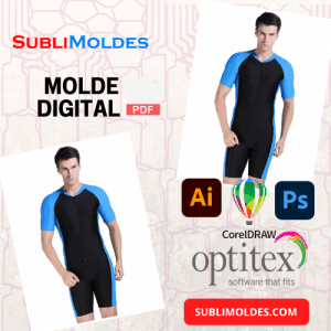 Molde Enteizo Natacion PACK 8 tallas