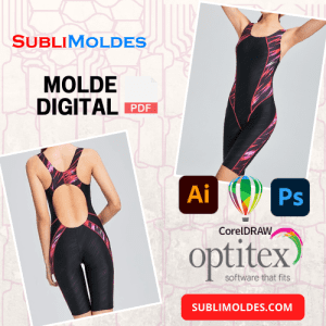 Molde digital enterizo triatlon