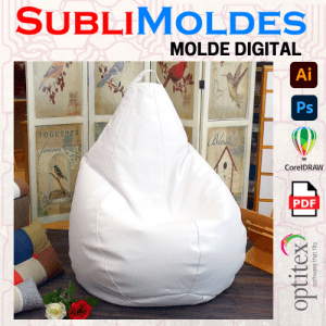 Molde Digital Puff Pera