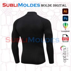 Molde Camiseta Compresion Rashguard