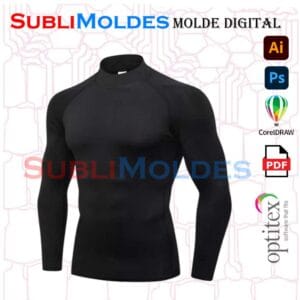 Molde Camiseta Compresion Rashguard