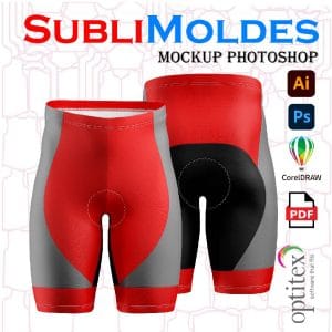 MOCKUP Lycra Cullote Ciclismo