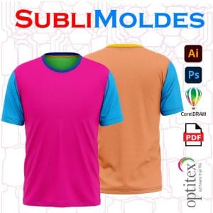 MOCKUP Camiseta Cuello Redondo fit Teen