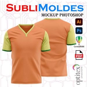 MOCKUP Camiseta Cuello V