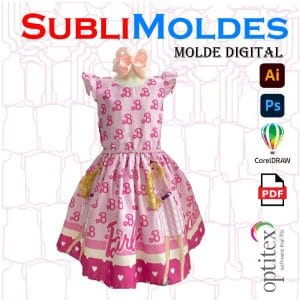 Molde Vestivo Niña Espalda en V
