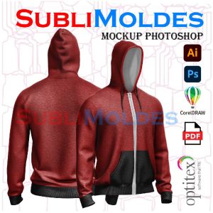 MOCKUP Sudadera Fit Canguro MOCKUP062