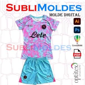 Molde Conjunto Futbol Dama