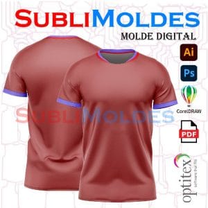 Molde Camiseta New Fit C-Neck