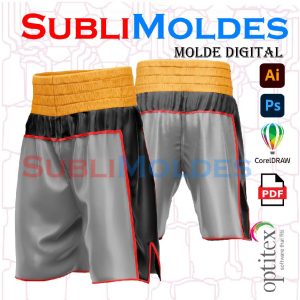 Molde Pantaloneta Boxeo Larga