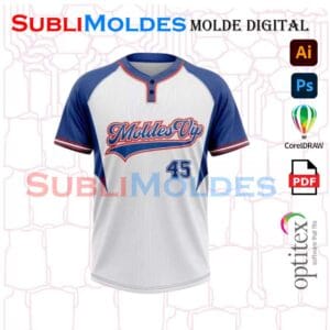 Molde Camiseta Raglan Pechera