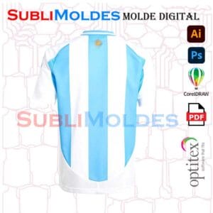 Molde Camiseta Argetina 2024