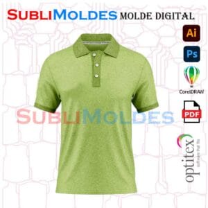 Molde Camiseta Polo