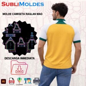 Molde Camiseta Raglan Mao Pack CAM43 (2)