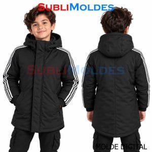 Simple Hooded Parka Sewing Pattern