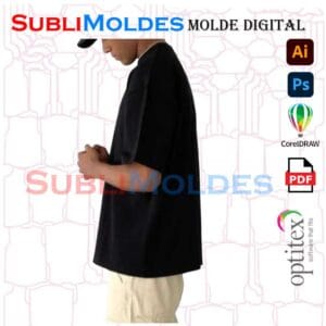 Molde Camiseta Oversize Urban
