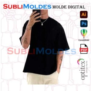 Molde Camiseta Oversize Urban