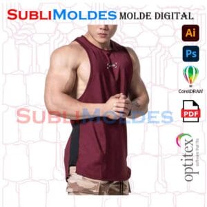 Molde Musculosa Gym Sport RK