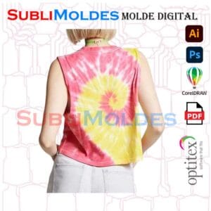Molde Digital Camiseta Pupero Sisa