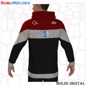 Molde Sudadera Capucha Cortes