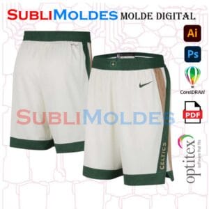 Molde Basket Short Boston Celtics Nike City