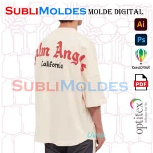 Molde Camiseta Oversize Angels