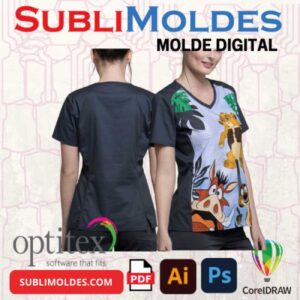 Digital Sewing Pattern Camisa Dotacion Medical / Office / Jardin