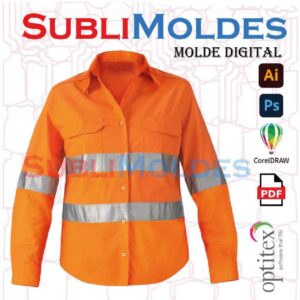 Sewing Pattern Shirt Reflective Dotation