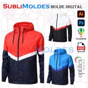 Molde Rompevientos Sudadera V