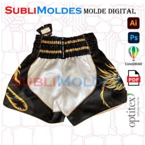 Molde Short Boxeo Twins Original