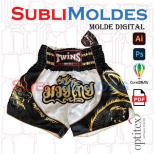 Molde Short Boxeo Twins Original