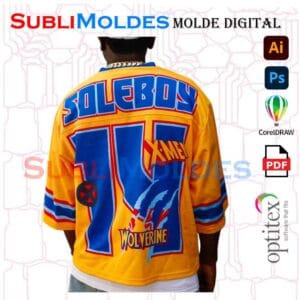Molde Camiseta Oversize Urban Regge