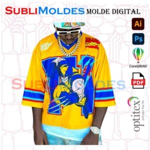 Molde Camiseta Oversize Urban Regge