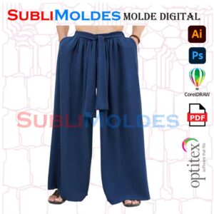 Molde Pantalon Arabe Saudi