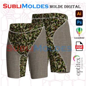 Molde Lycra Natacion Waves
