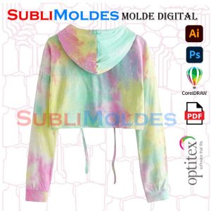 Molde Sudadera Pupero Rainbow