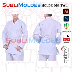 Molde Kimono 3 Artes Marciales