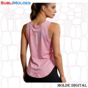 Molde Camiseta Gym Cola Pato