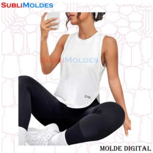 Molde Camiseta Gym Sisa CAM163