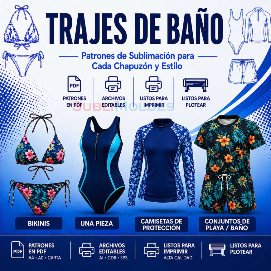 PATRONES DE COSTURA TRAJES-DE-BAÑO