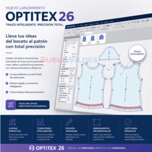 Programa Patronaje Digital Optitex 26 CURSO GRATIS