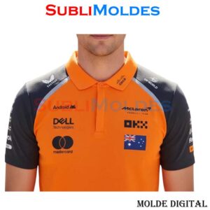 Molde Camiseta Polo Mclaren CAM181H