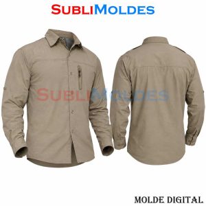 Patrones Digitales 4 Molde Camisa Dotación