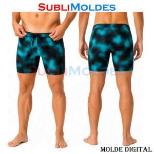Patrones Digitales 3 Molde-Lycra-Short-Natación-sw12