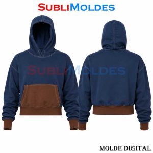 Patrones Digitales 1 Molde Sudadera Boxy Fit