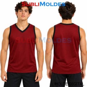 Basketball V-Neck Jersey Sewing Pattern