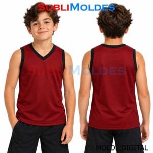 Basketball V-Neck Jersey Sewing Pattern