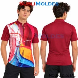 High Collar Sports T-Shirt Sewing Pattern