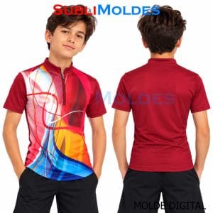 High Collar Sports T-Shirt Sewing Pattern
