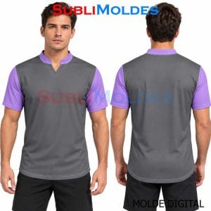 Mandarin Collar Placket T-Shirt Sewing Pattern